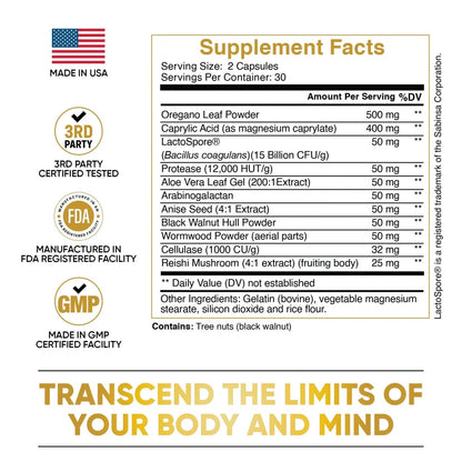 CANDIDA CLEANSE (60 CAPSULAS)